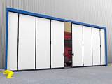 Промышленные откатные ворота Doorhan с нижней направляющей серии isg-lg 5000*14000
