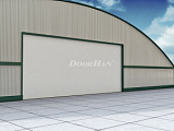Промышленные секционные ворота Doorhan ISD03ALU 6000x3000
