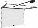 Гаражные секционные ворота RSD01LUX с пружинами растяжения из алюминиевых панелей RSD01LUX (2600x2750)