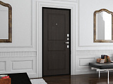 Дверь модели ПРЕМИУМ ПЛЮС 990x2050 правая темное дерево